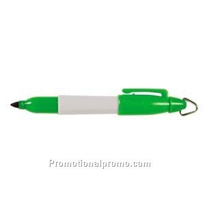 Sharpie Mini Grey Barrel/Green Permanent Marker