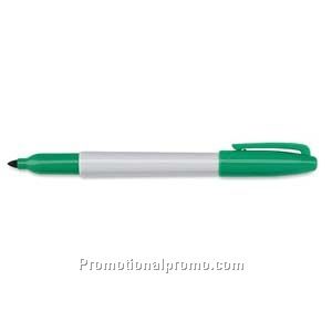 Sharpie Fine Point Grey Barrel/Green Permanent Marker