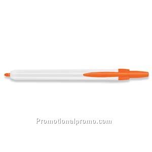 Sharpie Accent Retractable White Barrel, Orange Ink Highlighter