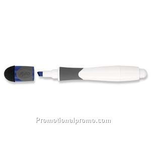 Expo Chisel Tip with Grip & Eraser Blue Dry Erase Marker