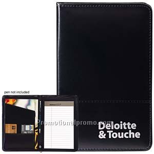 Script Zippered Jr. Padfolio
