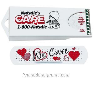 Original(TM) White Dispenser with Heart Bandages