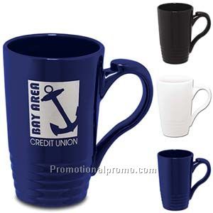 Ceramic Ridged Mug - 16 oz.