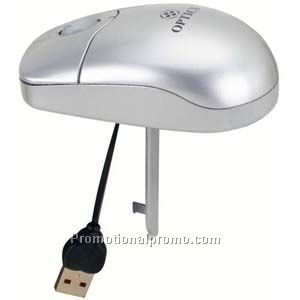 USB Hidden Retractable Optical Mouse
