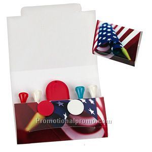 4-2-1 Golf Tee Packet