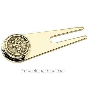 Gold Magnetic Ball Marker & Divot Repair