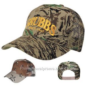 Camouflage Mesh Back Cap