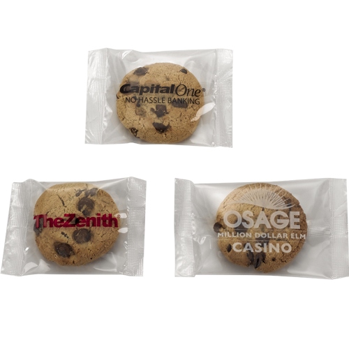 Individual wrapped chocolate chip cookies