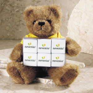 8" TEDDY BEAR W/12 PIECE CHOCOLATE BOX