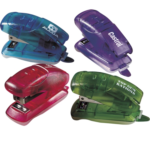 Translucent stapler with built in staple remover