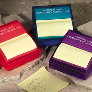 Colored memo holders