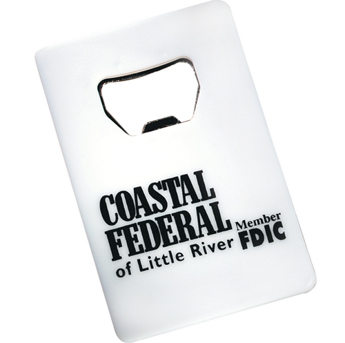 Rectangular bottle opener