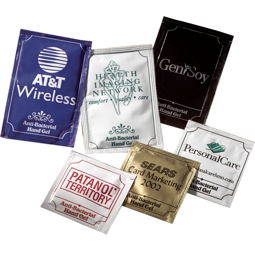 Anti-bacterial hand gel packets - Large