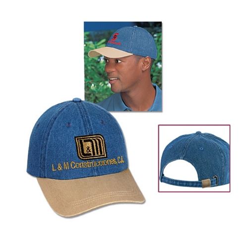 UNCONSTRUCTED WASHED DENIM CAP