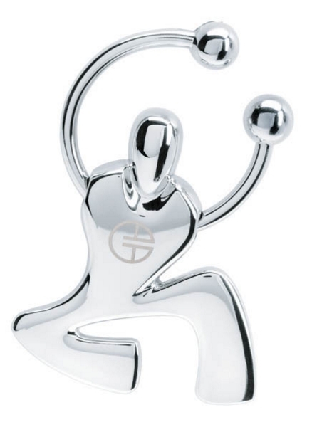 Jumping Man Can Opener Keytag