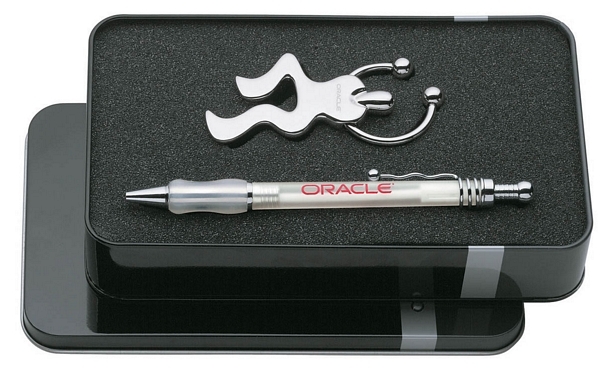 Plastic Pen / Keyring Giftset