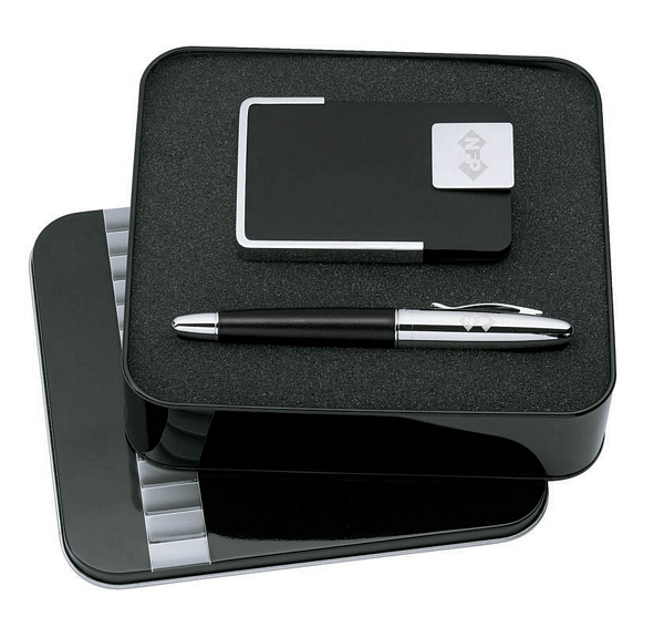 Rollerball Point / Business Card Case Giftset