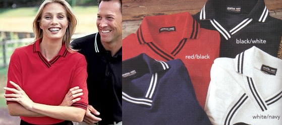 Jonathan Corey Ladies' Johnny Collar Interlock Polo