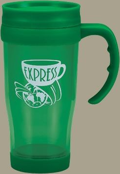 15 oz Double Wall Translucent Travel Mug