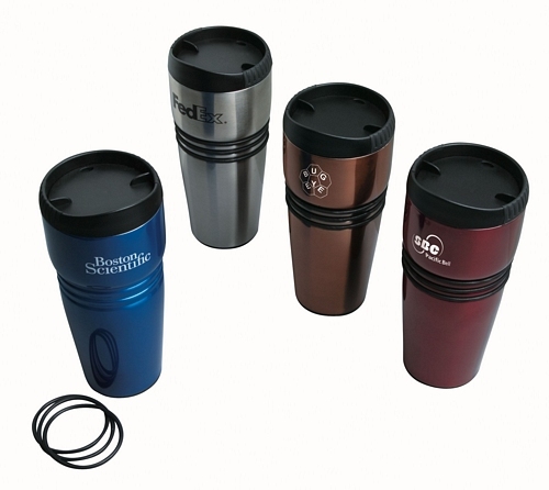 160z Steel Mug with Plastic Lid