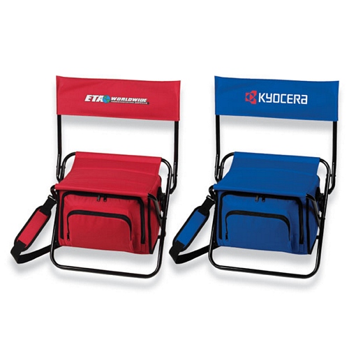 FOLDING INSULATED COOLER CHAIR