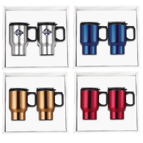 16-oz STAINLESS STEEL TRAVEL MUGS