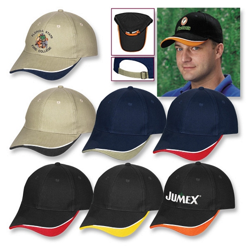 BRUSHED COTTON STRUCTURED CAP