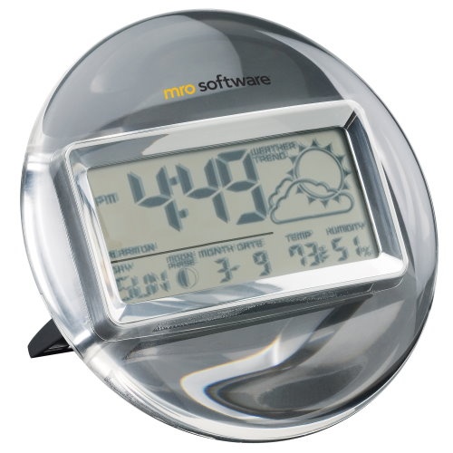 ACRYLIC CLOCK/ WEATHER STATION