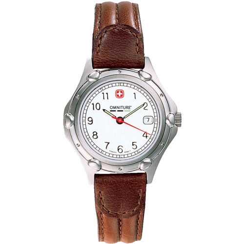 Wenger Womens Standard Issue Brown Strap Watch