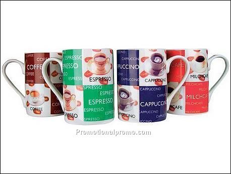 4 porceleinen koffiekopjes in