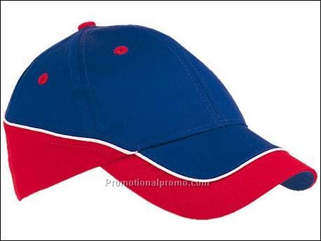 6 panel kinder cap met bollende...