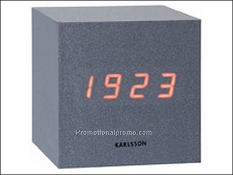 Alarm clock Mini Cube LED wood...