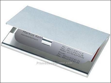 Aluminium visitenkaarthouder,