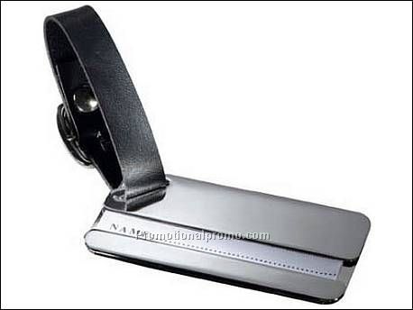 Bagagelabel. Metaal.