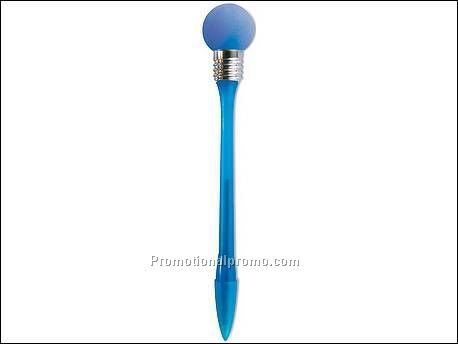 Balpen met gloeilamp