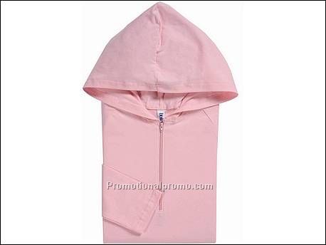 Bella Pullover half-zip hooded, Pink