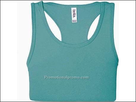 Bella T-sh Sheer rib Tank, Teal