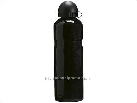 Bidon metallic 750 ml zwart