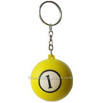 Billiards keychain