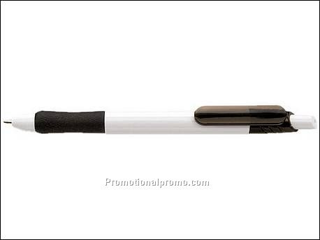 Blauw schrijvende balpen met...