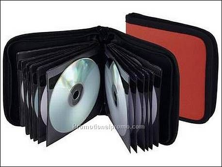 CD map. Voor 12 cd's/dvd's. 600D poly...