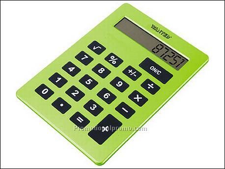 Calculator XXL plastic green