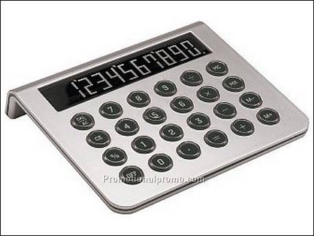 Calculator met negatief display...