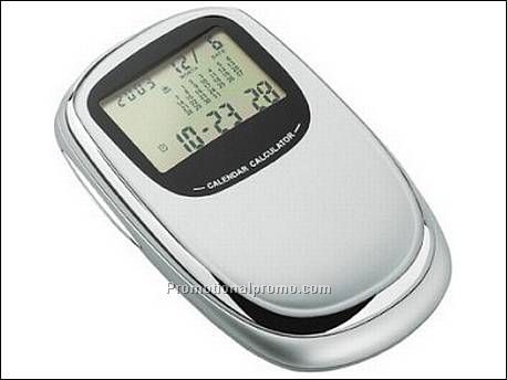 Calculator, wereldtijdenklok,...