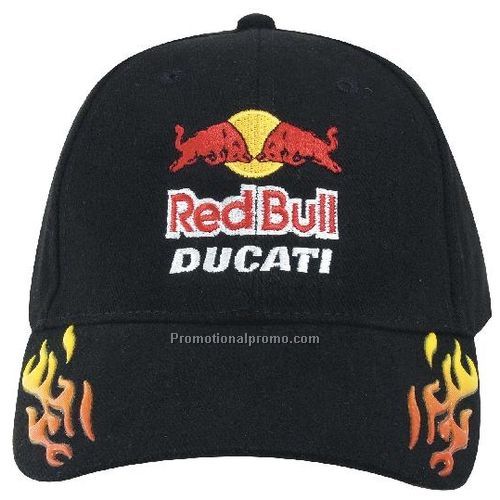 Cap - Brushed Heavy Cotton with Sonic Weld Flames