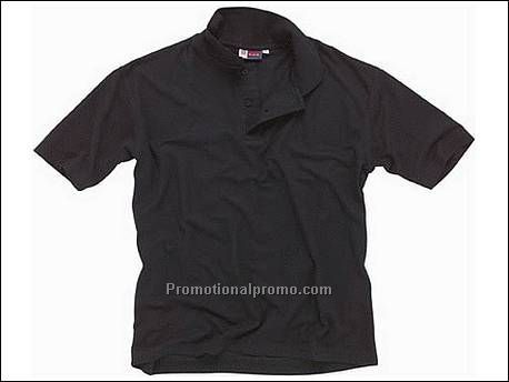 Chelsea polo. 1x1 gebreide kraag. Kno...