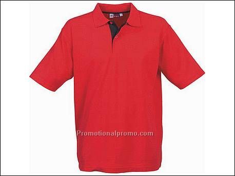 Chelsea polo bi-colour. 1x1 rib gebre...