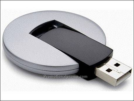 Circular USB stick. 512 MB 2.0. Kunst...