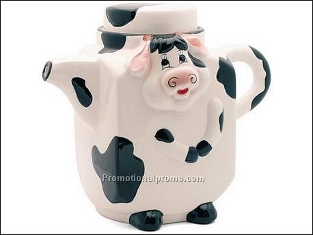 Coffee pot Cow rectangle ceramic