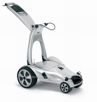 Country club. Golf trolley.